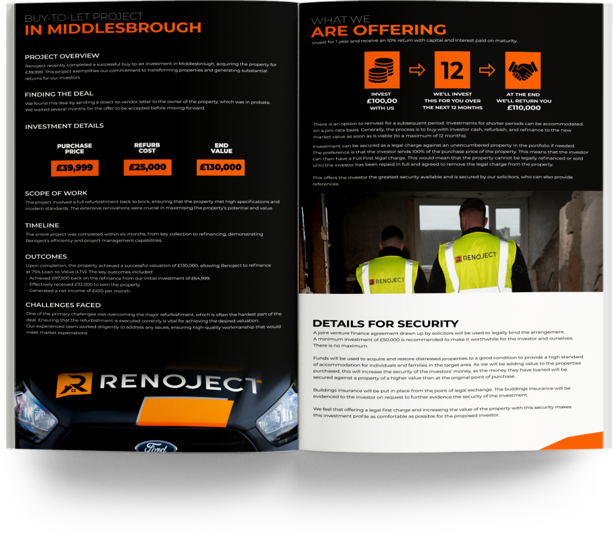 Renoject Investor Brochure